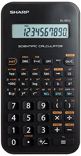 シャープ 関数電卓 68関数機能 ライン表示 スライド式ハードケースタイプ EL-501JX