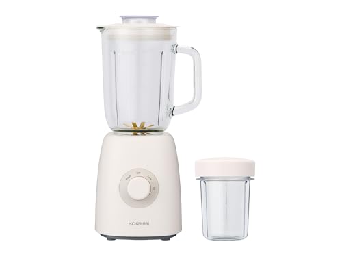 コイズミ ミキサー ミルミキサー 600ml ガラスジャー ホワイト KMZ-0601/W