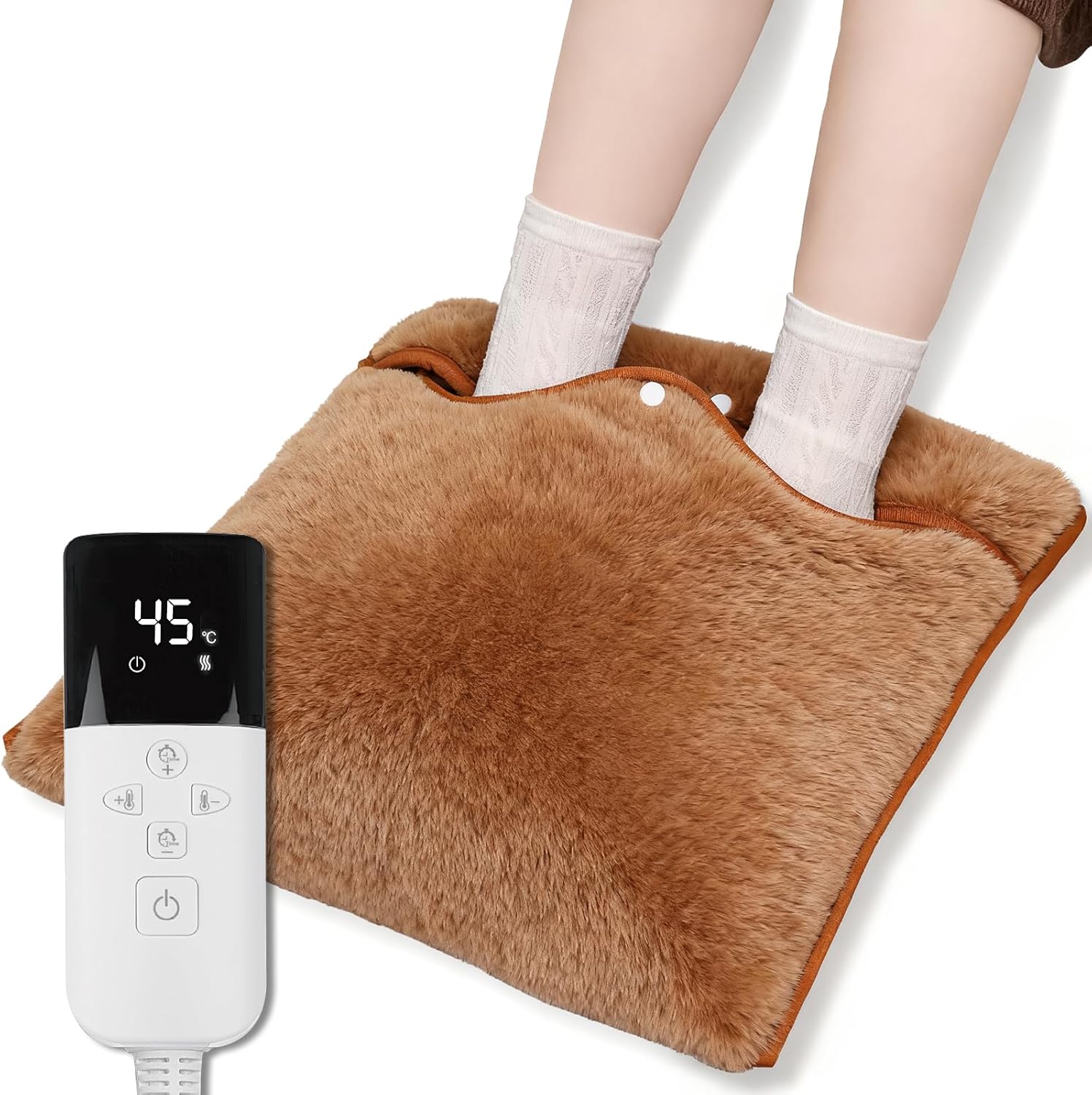 ＼ブラックフライデー★最大10%OFF／足元ヒーター フットウォーマー ホットカーペット ホットマット ミニマット 電気 足温器 足元暖房グッズ フットヒーター 足入れ ヒーター 電気カーペット 電気ホットカーペット 椅子ヒーター ホットマット 防寒対策 ギフト 42×42