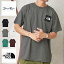 ◆THE NORTH FACE(ノースフェイス) M S/S HEAVYWEIGHT BOX TEE◆Tシャツ メンズ おしゃれ ティーシャツ 半袖 カットソー トップス メンズファッション クルーネック ブランド ロゴ ブラック ホワイト グレー グリーン 綿 綿100% 夏 夏服 夏物