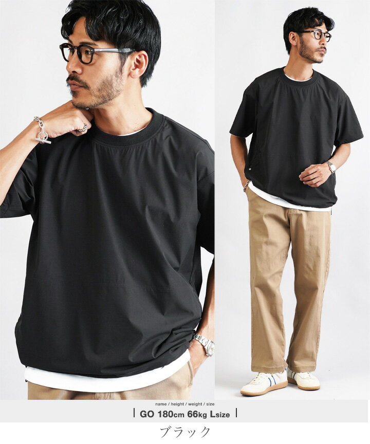 グレー フード付き プルオーバー ナイロンジャケット ナイロンV/Nプルオーバー（ナイロンジャケット）｜8(eight