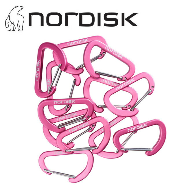 NORDISK ノルディスク Mini Hooks (12 Pieces) Cherry 148081 【 日本正規品 フック ミニフック アウトドア キャンプ 旅行 トラベル 】【メール便 代引不可】