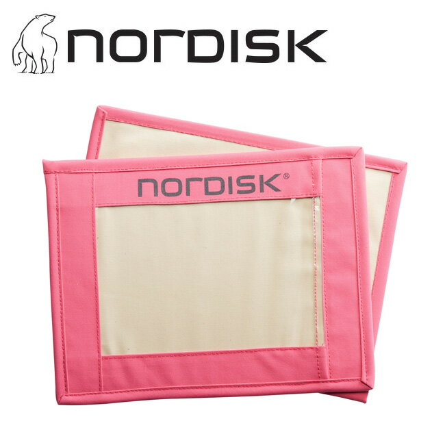 【エントリーでP10倍★23日20:00～27日1:59まで】NORDISK ノルディスク Name Boards 2 Pieces Cherry 148090 【 日本正規品 ネームボード テント雑貨 キャンプ アウトドア 】