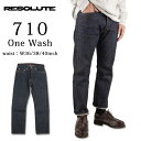 【5/4〜5/5限定★GWクーポン配布中】【交換送料無料】RESOLUTE リゾルト 710 W36.38.40 ワンウォッシュ【アウトドア/パンツ/デニム/ジ...