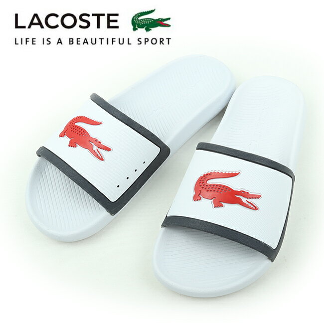 【10月20日限定　楽天カード使用でP最大8倍】LACOSTE ラコステ CROCO SLIDE TRI3 クロコスライド CMA043L 【シャワーサンダル/スポサン/アウトドア/レジャー】