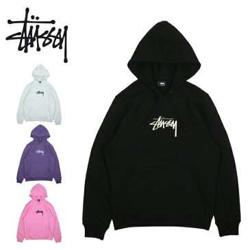 STUSSY ステューシー STOCK LOGO APPLIQUE HOODIE ストックロゴアップリケフーディー 118366 【パーカー/フード/トップス/トレーナー/アウトドア】