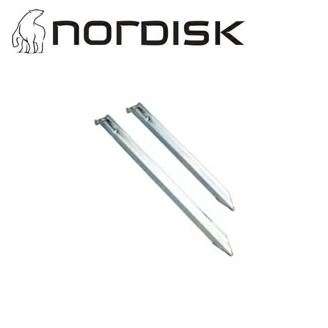 楽天SNB-SHOPNORDISK ノルディスク Steel V-Peg 6 pcs-Set スチール製 V型 ペグ 6 本セット 119039 【 日本正規品 テントアクセサリー キャンプ アウトドア 】【メール便・代引不可】