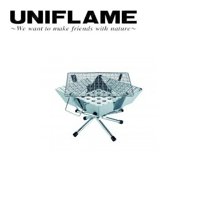 【エントリーでP10倍★4日20:00～11日1:59まで】UNIFLAME ユニフレーム ファイアグリルsolo 683095 【 焚き火台 アウトドア キャンプ BBQ ソロキャン 】