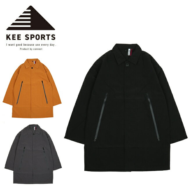 KEE SPORTS キースポーツ SOUTIEN COLLAR COAT ステンカラーコート(TAION インナーダウン付き) KEW-006T 【アウター/タイオン/3WAY/アウトドア】