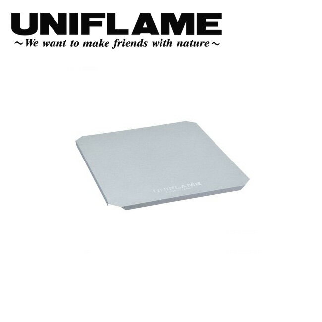 UNIFLAME ユニフレーム フィールドラック ステンレス天板 ハーフ 611593 【アウトドア キャンプ BBQ 調理 クッキング 専用天板 テーブル 机 ステンレス】