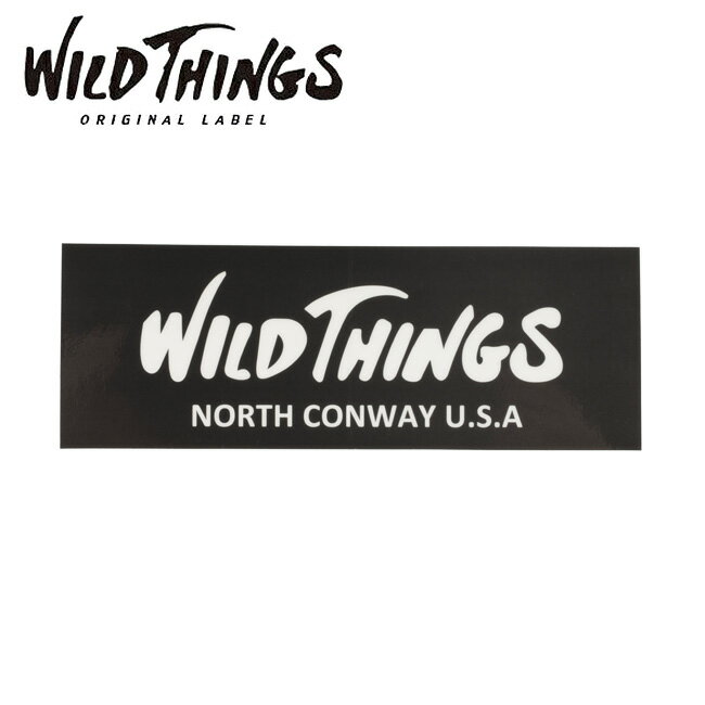 WILDTHINGS ワイルドシングス BOX LOGO STICKER ボックスロゴステッカー 21263TA 