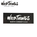 WILDTHINGS ワイルドシングス BOX LOGO STICKER ボックスロゴステッカー 21263TA 