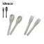 【エントリーでP10倍★24日20:00～27日9:59まで】ideaco イデアコ b fiber cutlery/2+2pcs ビーファイバーカトラリー id298 【 スプーン フォーク アウトドア キャンプ BBQ 】