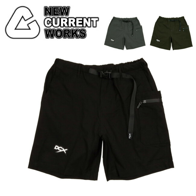 【9/4〜11スーパーSALE限定★ポイント10倍】NEW CURRENT WORKS ニューカレントワークス DC SHORTS ディーシーショーツ DC20001 【DCX/コラボ/DRT/釣り/短パン/ボトムス/アウトドア】