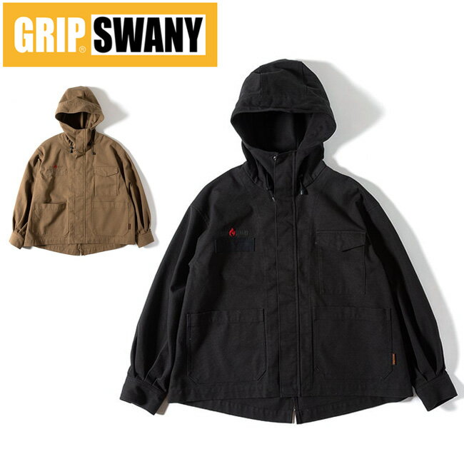 【エントリーでP10倍★4日20:00～10日1:59まで】GRIP SWANY グリップスワニー W'S CAMP PARKA ウィメンズキャンプパーカー GSW-09 【レディース/ジャケット/難燃/キャンプ/アウトドア】