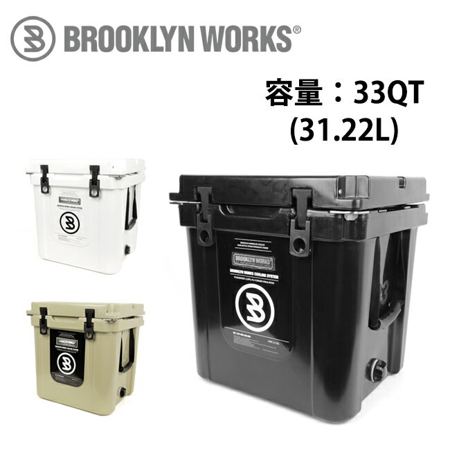 BROOKLYN WORKS ubN[NX HARD COOLER 33QT n[hN[[ 1131-020-200-050 y BOX {bNX [ AEghA z