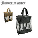 【5/4〜5/5限定★GWクーポン配布中】BROOKLYN WORKS ブルックリンワークス MESH BAG S メッシュバッグS 0121-021-300-...
