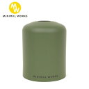 MINIMAL WORKS ミニマルワークス GAS CANISTER MASK 450g ガスキャニスターマスク MGAC-CM212-GO00L 【 アウトドア キャンプ ガス缶カバー 】