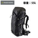 【5/4〜5/5限定★GWクーポン配布中】PaaGo WORKS パーゴワークス CARGO 55 カーゴ55 ブラック HP204BLK 【 リュック バック...