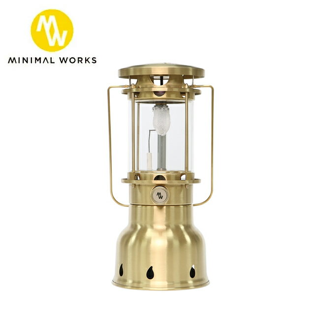Rakuten - MINIMAL WORKS ミニマルワークス VILLAIN LANTERN ビレンランタン MGLI-VL000-GO0GD 【 ヴィランランタン 照明 ガスランタン 収納ケース付き キャンプ アウトドア 】