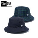 NEWERA ニューエラ リバーシブルバケット01 ブラック/ネイビーチェック 13327657 