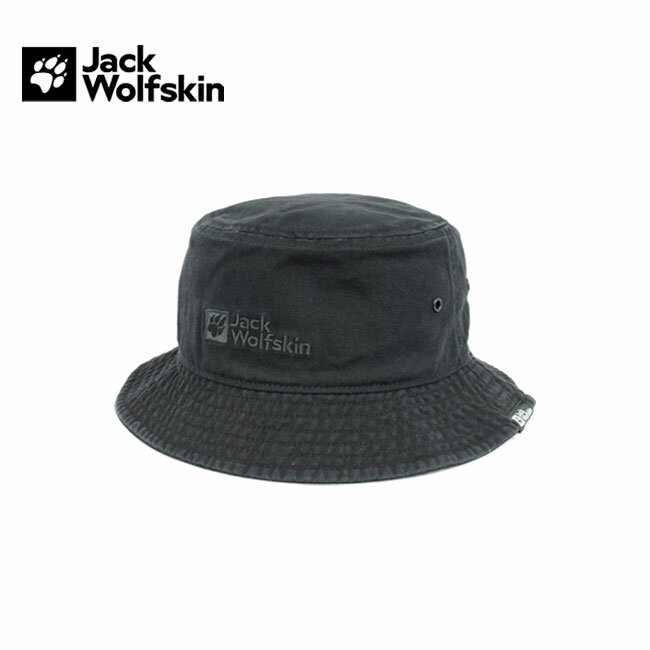 Jack Wolfskin ジャックウルフスキン JP CANVAS BUCKET HAT V2 キャンバスバケツハットブイ2 Black 5025052-6000 