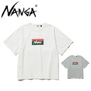 NANGA ナンガ×TAKEUCHI SHUNTARO タケウチシュンタロウ BOX LOGO LOOSE FIT TEE ボックスロゴルーズフィットティー 