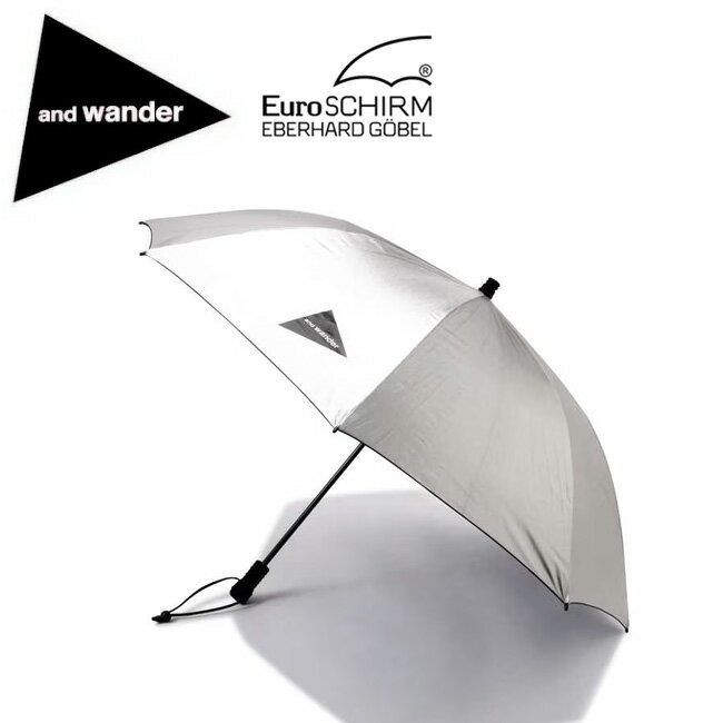 and wander×EuroSCHIRM umbrella UV アンドワンダー×ユーロシルムアンブレラユーブイ Silver 574-3977217 