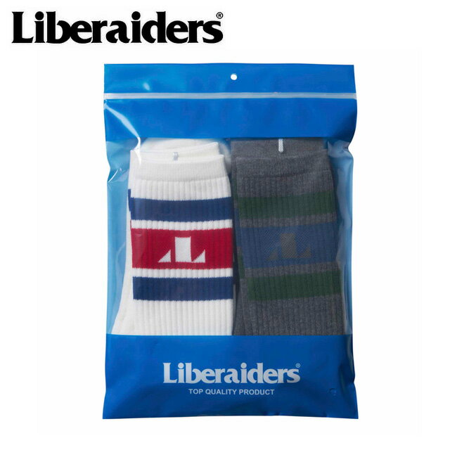 楽天SNB-SHOPLiberaiders リベレイダース 2-PACK LINE SOCKS 2パックラインソックス 759092303/709092401 【 靴下 メンズ アウトドア キャンプ 】【メール便・代引不可】