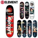 ELEMENT エレメント 鬼滅の刃 スケートボードデッキ BB027 【スケボー/インテリア/炭治郎/善逸/禰豆子/伊之助/柱】