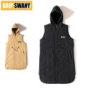 【エントリーでP10倍★24日20:00～27日9:59まで】GRIP SWANY グリップスワニー W'S QUILT LONG VEST ウィメンズキルトロングベスト GSW-15 【 レディース アウター キルティング アウトドア 】