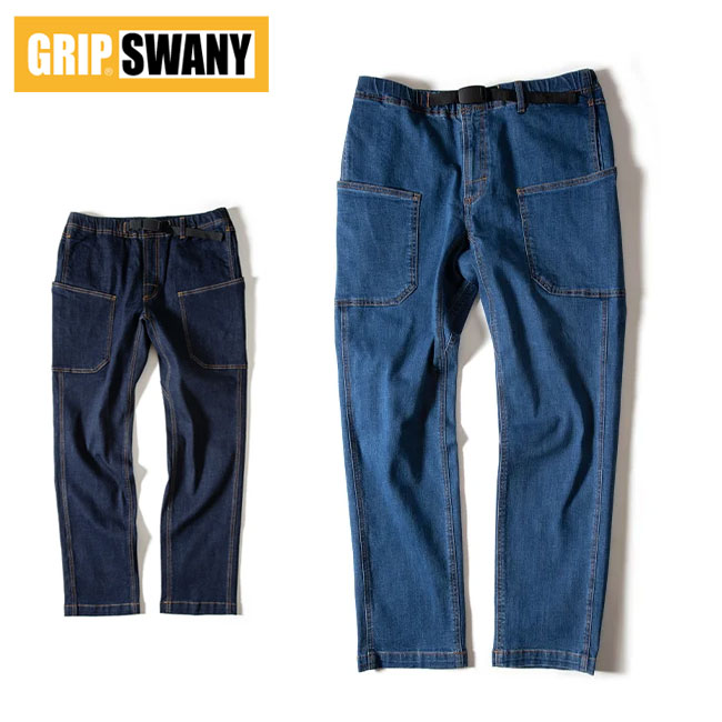 楽天SNB-SHOPGRIP SWANY グリップスワニー Denim Camp Pants デニムキャンプパンツ GSP-70 【 ボトムス ロングパンツ ズボン アウトドア キャンプ タウンユース 】