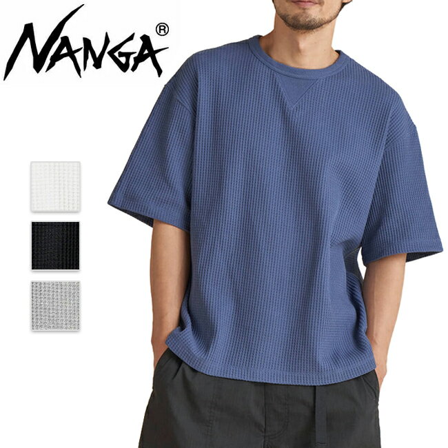 NANGA ナンガ ECO HYBRID WAFFLE LOOSE FIT TEE エコハイブリッドワッフルルーズフィットティー 