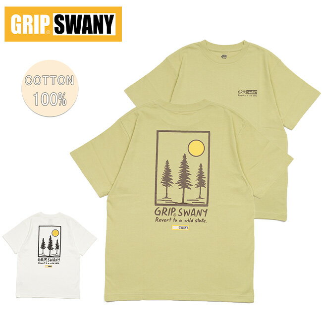 グリップスワニー アウトドア トップス メンズ GRIP SWANY グリップスワニー TREE TEE ツリーティー GSC-73 【 Tシャツ 半袖 トップス アウトドア 】【メール便・代引不可】