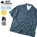 【5/4〜5/5限定★GWクーポン配布中】gym master ジムマスター ストレットドライハッピーペイントシャツ G321763 【 半袖 Tシャツ 開襟シ...