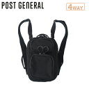【エントリーでP10倍★4日20:00〜11日01:59】POST GENERAL ポストジェネラル 4WAY BACKPACK POUCH 4ウェイバックパックポーチ 982440017 【 ポーチ ショルダーバッグ リュック 】【メール便・代引不可】(4)