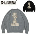 【4/30〜5/1限定★GWクーポン配布中】MAGICNUMBER マジックナンバー SEE YOU IN THE WATER COTTON CARDIGAN ...