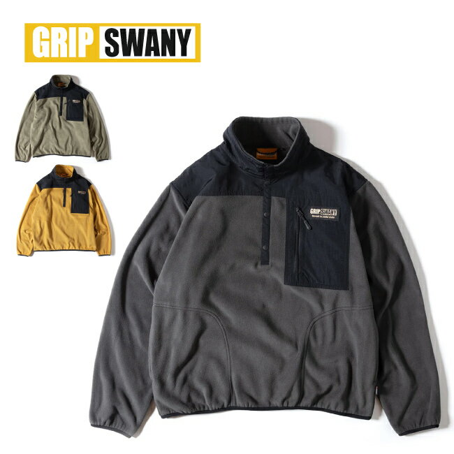 【エントリーでP10倍★11/1 10:00-12/1 09:59まで】GRIP SWANY グリップスワニー POLARTEC FLEECE PULLO..