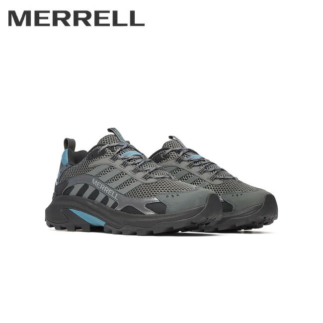 Rakuten - 【エントリーでP10倍★9日20:00-16日01:59まで】MERRELL メレル MOAB SPEED 2 VENT 2K SE モアブスピード2べント2ケースペシャルエディション Alloy/Black 006975 【 メンズ スニーカー 靴 通気性 ハイキング 軽量 防臭 タウンユース 】 【SS2506O】
