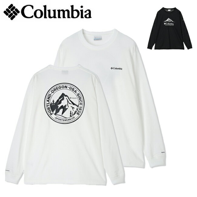 Rakuten - 【エントリーでP10倍★9日20:00-16日01:59まで】Columbia コロンビア アーバンハイクグラフィックロングスリーブTシャツ PM0571 【 トップス インナー 長袖 ユニセックス 吸湿速乾 】【メール便・代引不可】【 SS2506T 】