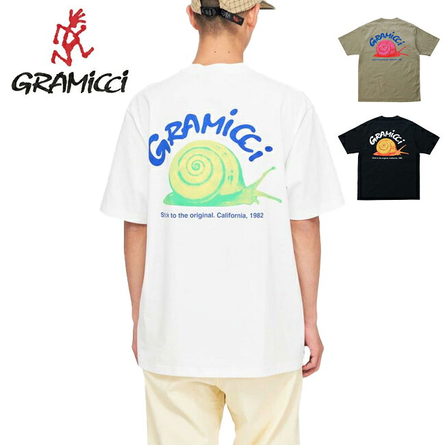 Gramicci グラミチ SNAIL TEE スネイルTシャツ G5SU-T162 【 アウトドア 半袖 トップス オールシーズン ユニセックス 】【メール便・代引不可】【 SS2506T 】