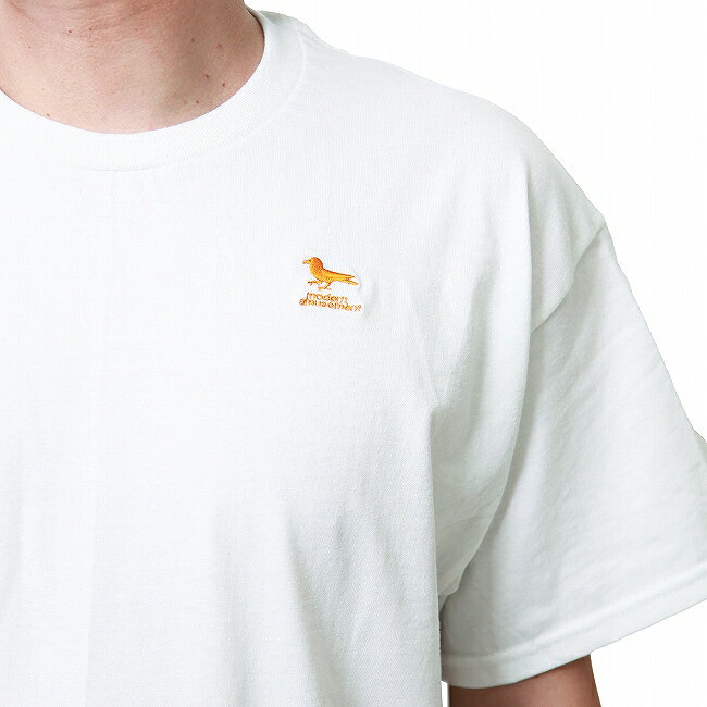 【エントリーでP10倍★4日20:00-11日01:59まで】Modern Amusement モダンアミューズメント 別注 S/S One Point Tee ショートスリーブワンポイントティー MA-TS0047 【 半袖 トップス Tシャツ アウトドア キャンプ 】【メール便・代引不可】【 SS2506T 】