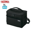 【5/4〜5/5限定★GWクーポン配布中】THERMOS サーモス ソフトクーラー 5L ALB(オールブラック) RFD-0051 【 クーラーバッグ ボック...