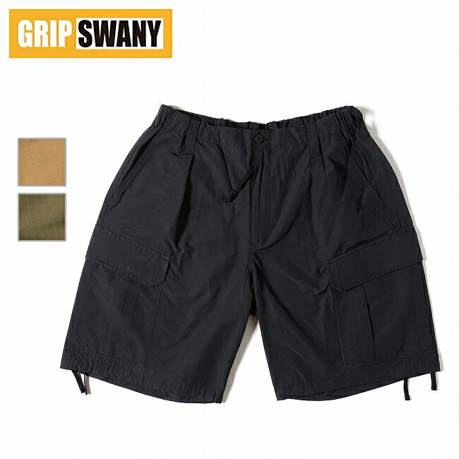 Rakuten - 【エントリーでP10倍★9日20:00-16日01:59まで】GRIP SWANY グリップスワニー GS CARGO SHORTS GSカーゴショーツ GSMS0026 【 ボトムス ショートパンツ アウトドア キャンプ レジャー 】【 SS2506T 】