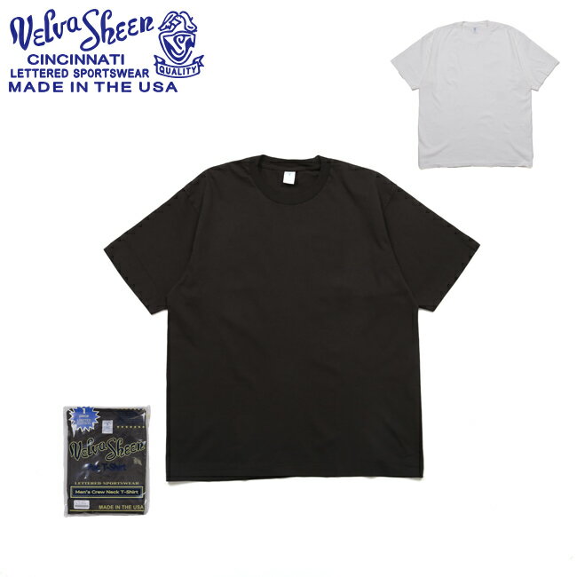 Velva Sheen ベルバシーン 1 PAC S/S C/N TEE 1パックショートスリーブクルーネックティー 162319 【 トップス 半袖 Tシャツ パックT 無地 コットン 綿 アウトドア 】【メール便 代引不可】【 SS2506T 】