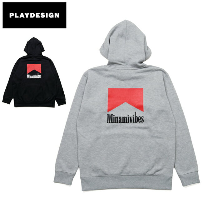 Rakuten - 【エントリーでP10倍★9日20:00-16日01:59まで】PLAYDESIGN プレイデザイン MINABORO HOODED SW MINABOROフーディー 24AW1MNBH 【 長袖 トップス フード パーカー スウェット 裏起毛 トレーナー 】