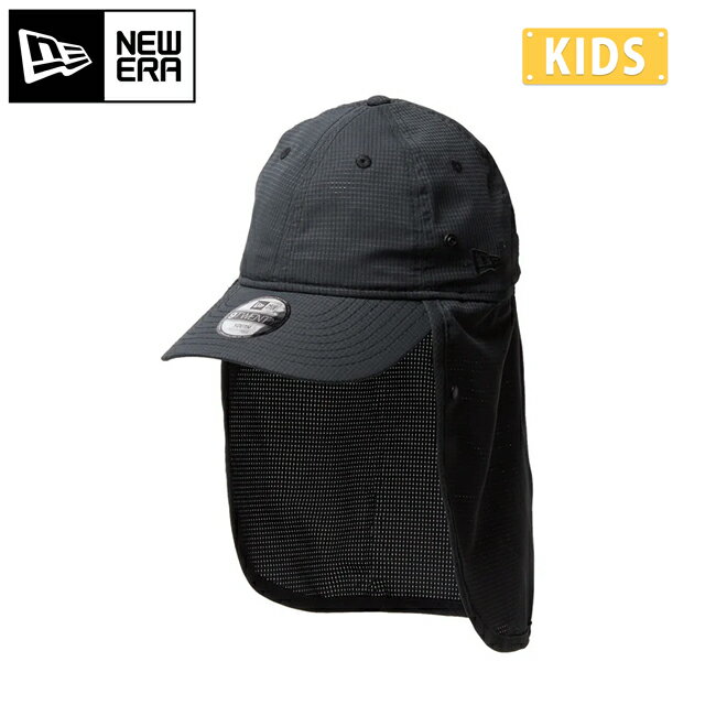 【エントリーでP10倍★20日20:00-26日01:59まで】NEWERA ニューエラ Youth 9TWENTY サンシェード Tech Air ブラック 14392125 【 帽子 キャップ 日除け 軽量 撥水 通気性 抗菌 ユース キッズ ハンドウォッシャブル ニューエラアウトドア 】