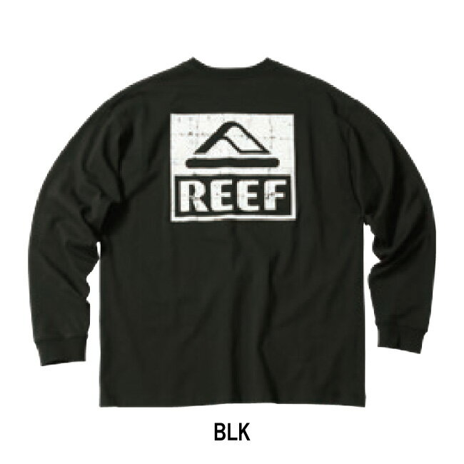 【エントリーでP10倍★11/1 10:00-12/1 09:59まで】REEF リーフ SQUARE LOGO L/S TEE スクエアロゴロングスリーブティー RFTEM2335 【 トップス 長袖 Tシャツ アウトドア 】【メール便・代引不可】