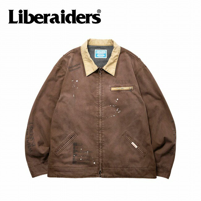 Liberaiders リベレイダース GARMENT DYED WORK JACKET ガーメントダイワークジャケット 770052503 【 アウター ヴィンテージ ビンテージ フランネル キルティング キャンプ アウトドア 】
