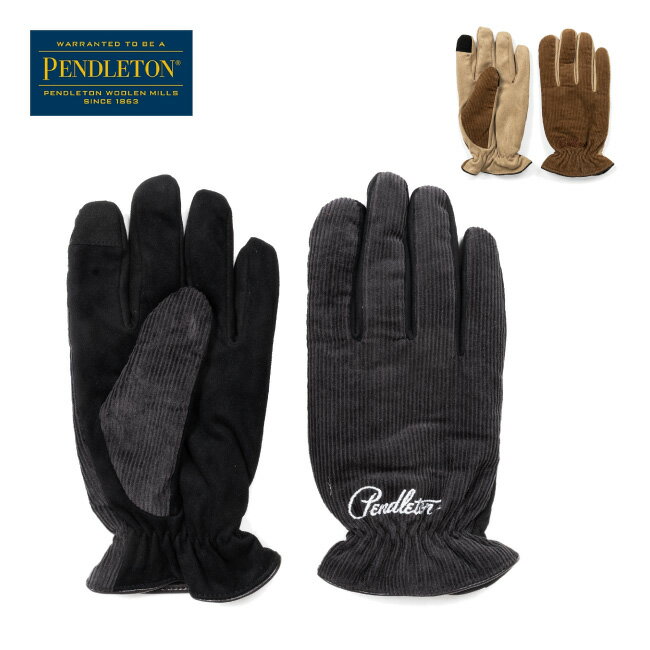PENDLETON �ڥ�ɥ�ȥ� CORDUROY LOGO EMB GLOVE �����ǥ��������EMB�������� PDT-000-25301...